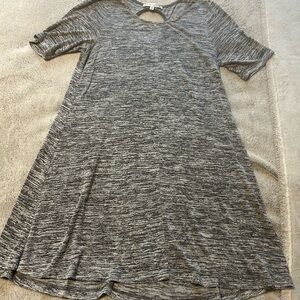 Joy Joy Charcoal Heather Mini Dress